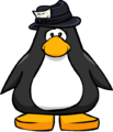 The News Room Hat on a player card.