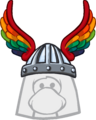 Rainbow Winged Helm Prize Booth