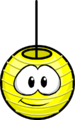The Happy Lantern as a yellow puffle.