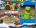 Me and Kermit when I first met and interviewed him during Muppets World Tour.