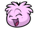 The Pink Puffle Pin.