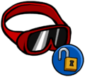 Red Ski Goggles