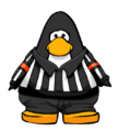 The Hockey Referee on a player card.