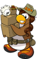 Agent PH being interviewed about the Puffle Hats.
