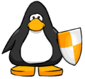 The Orange Shield on a Player Card.