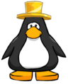 The Gold Top Hatt on a player card.