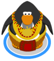 The Apple Tiki Costume in-game.