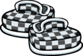 Black Checkered Shoes