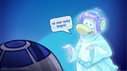 Club Penguin's homepage (Slide 1).