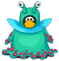 The We Come in Peace Costume on a player card.