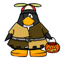 A typical non-member penguin look in a player card.