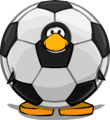 The Soccer Ball Costume on a Player Card.