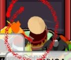 Another clear picture of Sensei in his Fire Ninja suit.