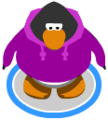 The Purple Hoodie in-game.