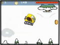 A Snow Trekker minigame from Club Penguin: Elite Penguin Force.