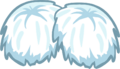 White Pompoms Secret item