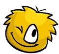A winking yellow puffle.