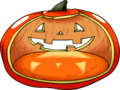The Jack-O-Lantern Igloo in-game.