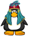 The Mystic Headdress on a player card.