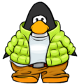 The Toboggan Suit on a player card.