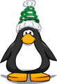 The Holiday Spring Hat on a player card.