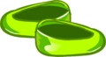 Lime Slip Ons