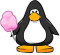 The Cotton Candy on a player card.