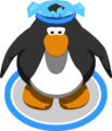 The Blue Border Collie Headband in-game.
