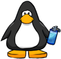 The Blue Water Bottle on a player card.
