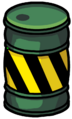 Hazard Barrel Secret item