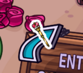 Where the pin is located