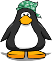 The Green Paisley Bandana on a player card.