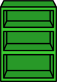 Green Bookcase