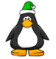 The Elf Hat on a player card.