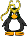 The Loki Horns on a player card.
