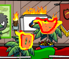Ahhhh!! It's starting a fire!
