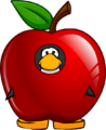 The Apple Costume on a playercard.