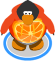 The Orange Citrus Hoodie in-game.