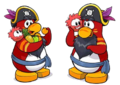 Rockhopper promoting the fruits.