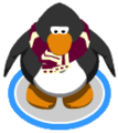 The Smitten Scarf in-game.
