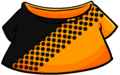 Orange T-shirt with black dots