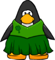 The Shamrock Dress on a player card.