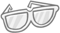 Giant White Sunglasses
