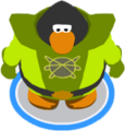The Ooze Suit in-game.