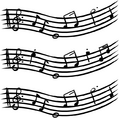 Music Score Background