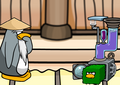 The Puffle Washer Card