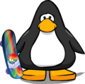 The Rainbow Board on a player card.