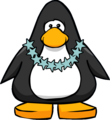 The Silver Star Necklace on a player card.