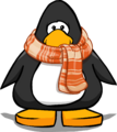The Autumn Scarf on a player card.