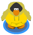 The Golden Hoodie in-game.